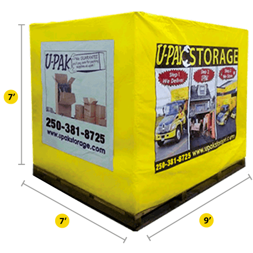 Mobile Storage in Vancouver and Victoria: price, units. Our Storage sizes, Full Size, photo