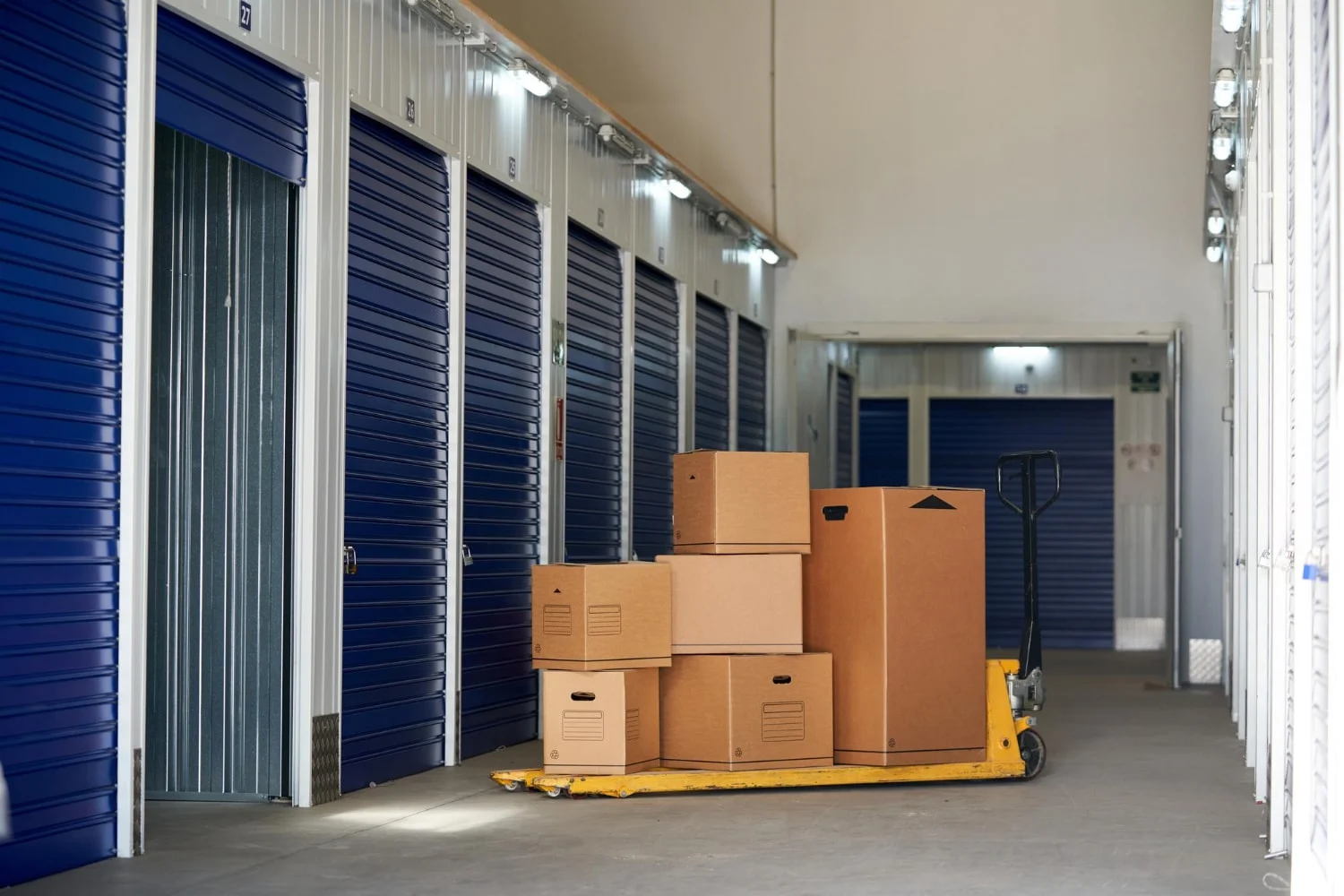 UPAK team member loading a self-storage unit